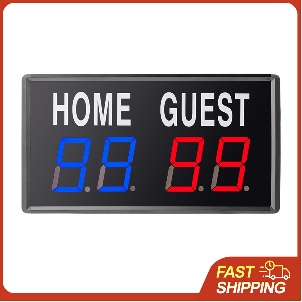 Scoreboard Digital - 4-Digit LED Electronic Score Keeper Scoreboard