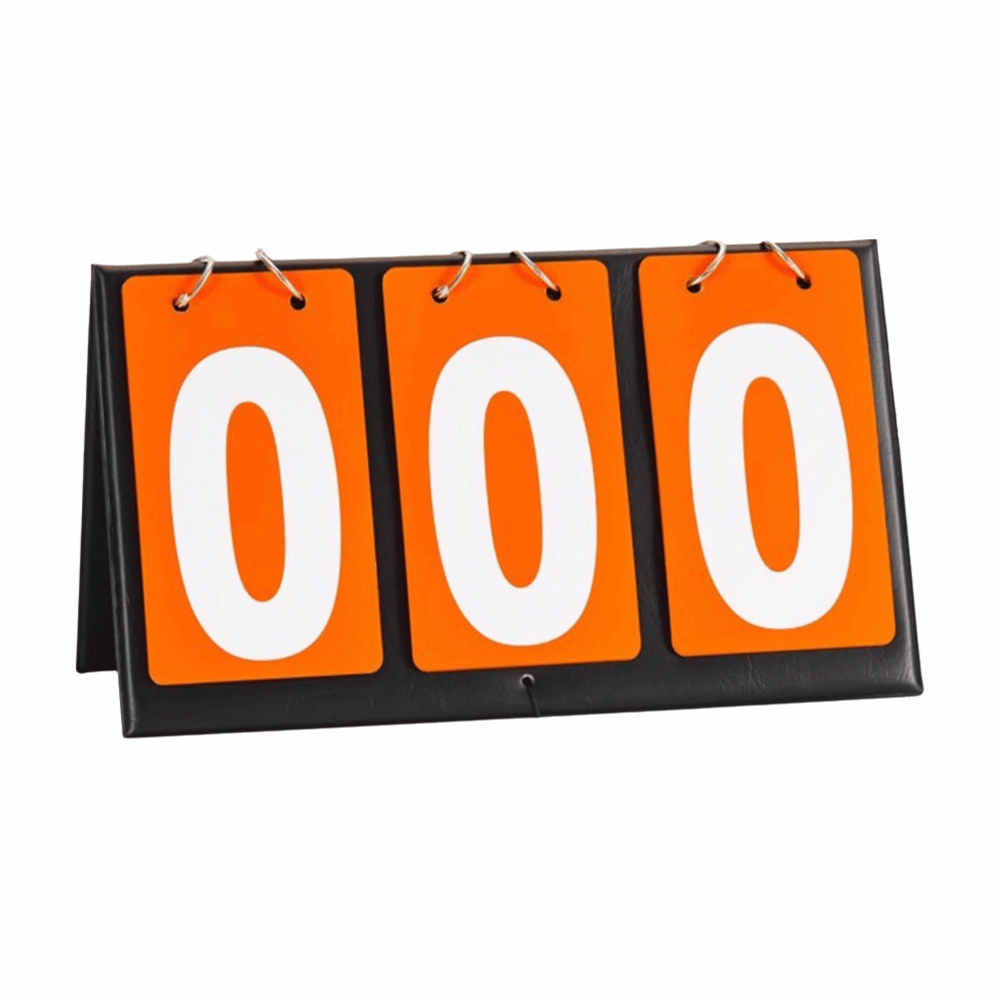 Scoreboard Digital - 2/3/4/6 Digit Digital Flip Scoreboard Leather