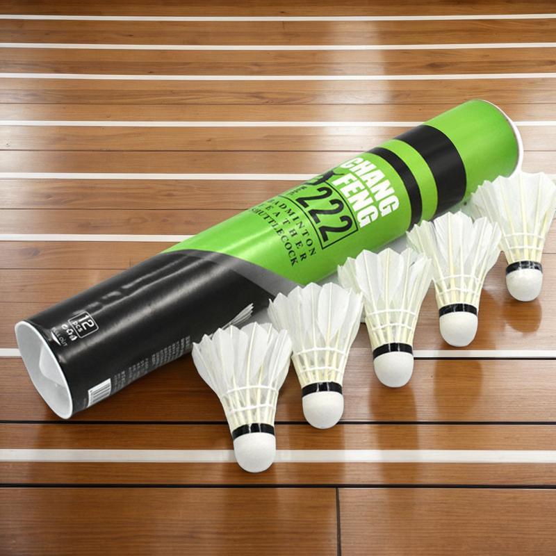 Badminton Event - 12PC Durable Badminton Shuttlecock Duck Feather