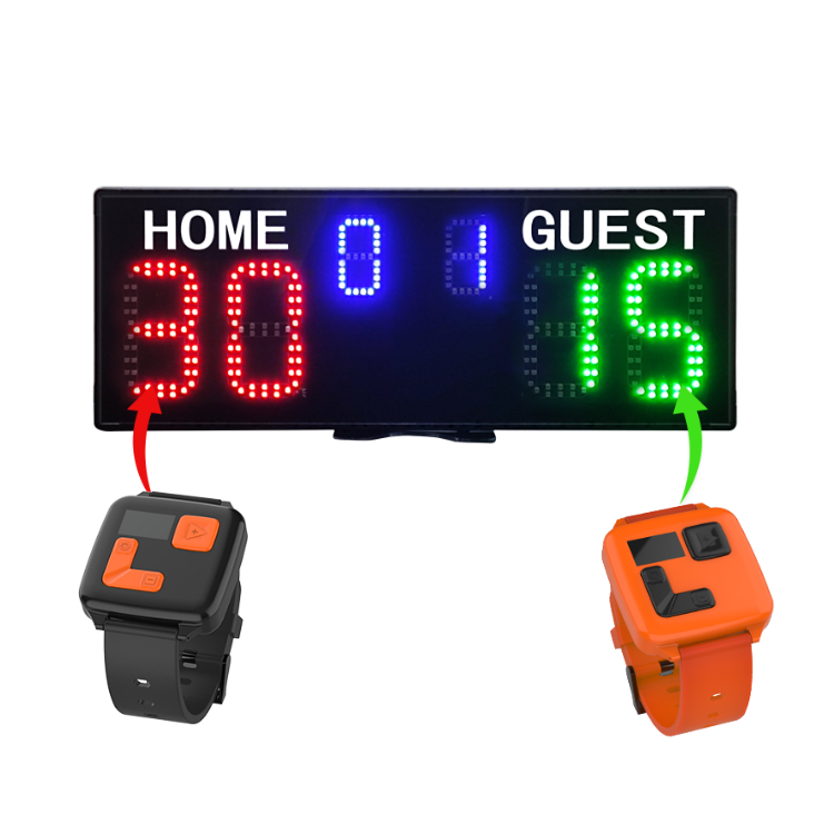 Scoreboard Digital - Rechargeable Battery Powered Portable Digital Padel