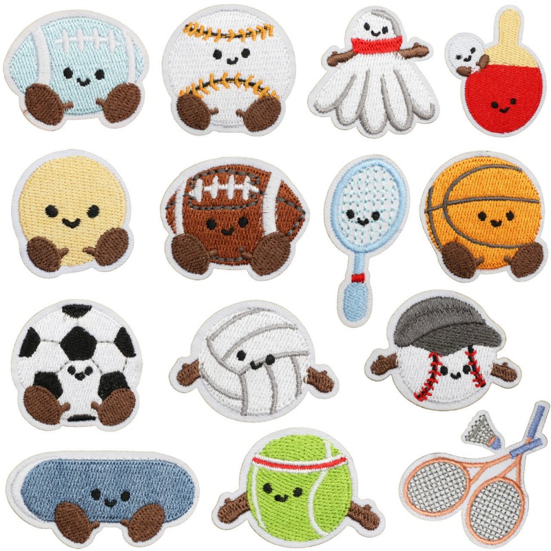 Badminton Photo - Mini Badminton Tennis Baseball Soccer Iron-on