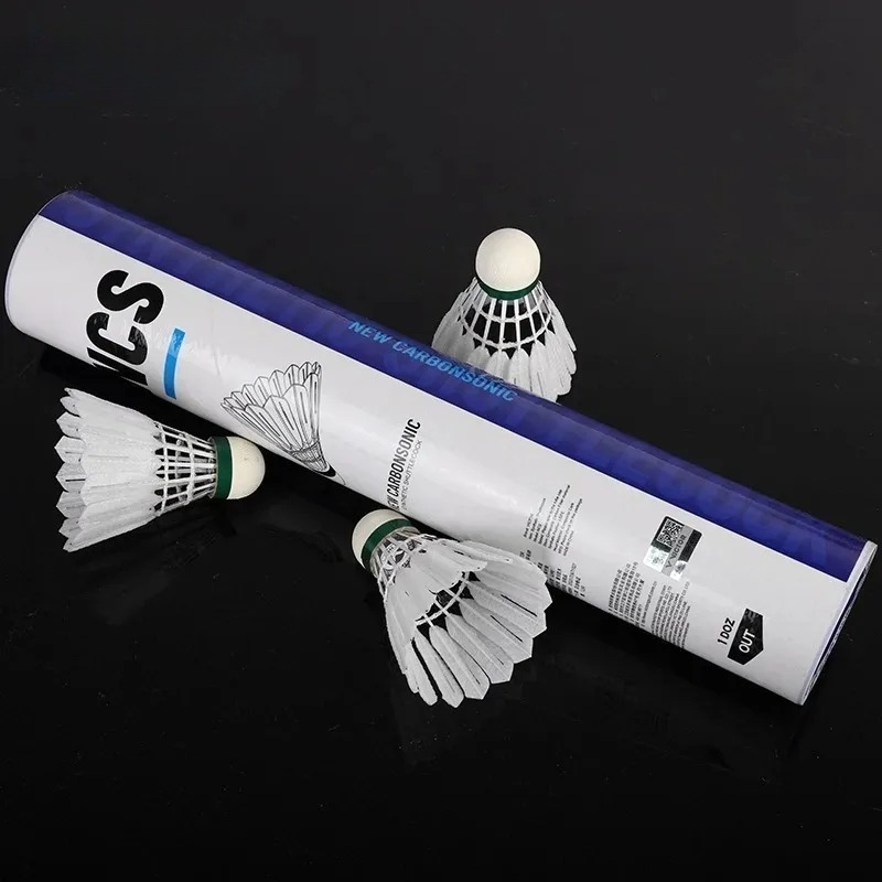 Nylon Shuttlecock 12 - 12pcs NCS Carbon Sound Badminton Shuttlecocks