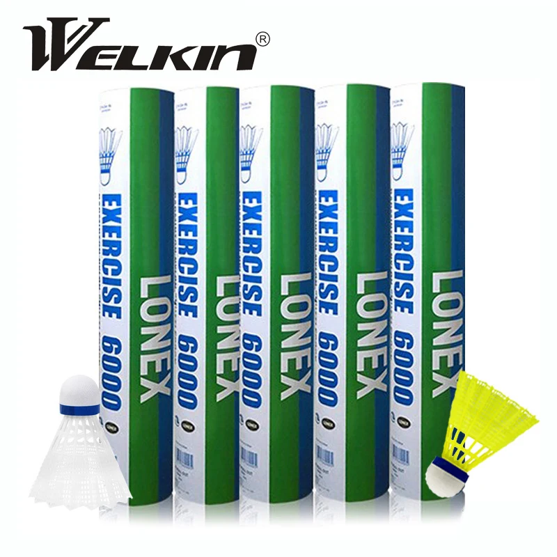 Nylon Shuttlecock 12 - 12 Pcs / Barrel Super Strong