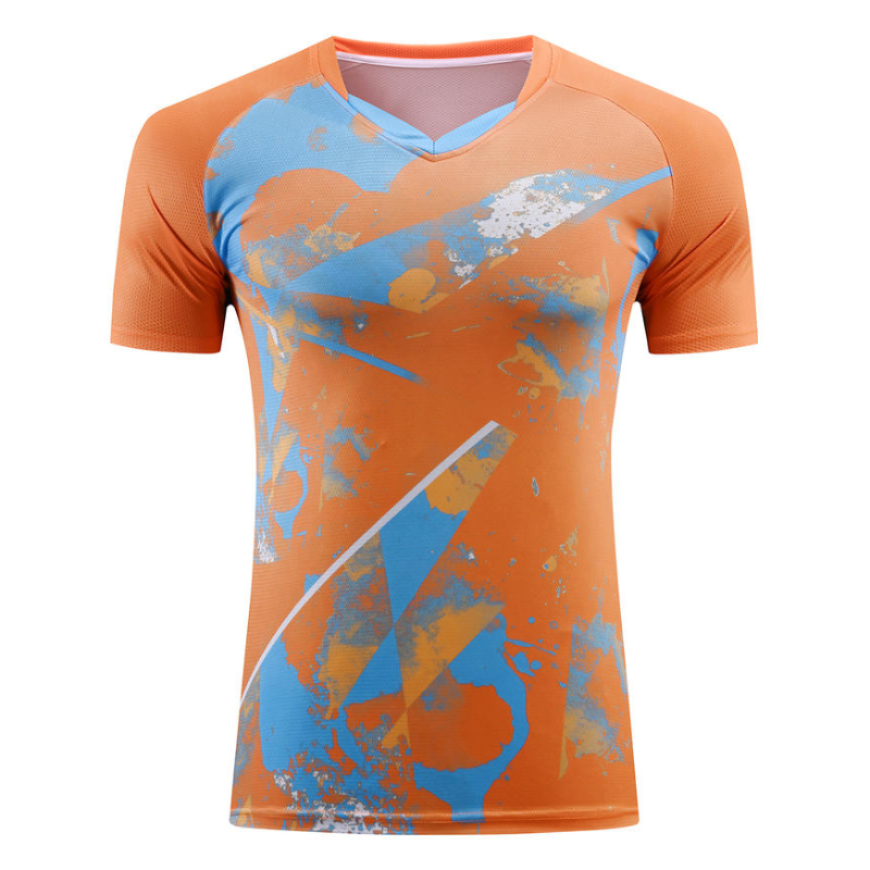 Table Tennis V Neck Shirt Men  - Badminton Jersey ulasan dan harga
