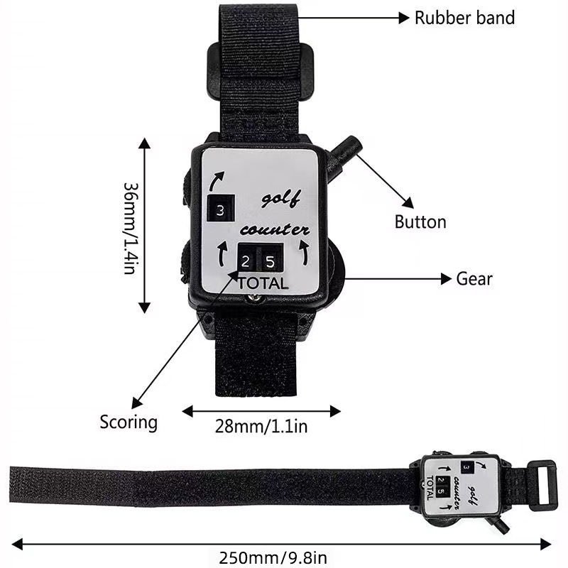 Manual Golf Stroke Counter wit - Badminton Score ulasan dan harga