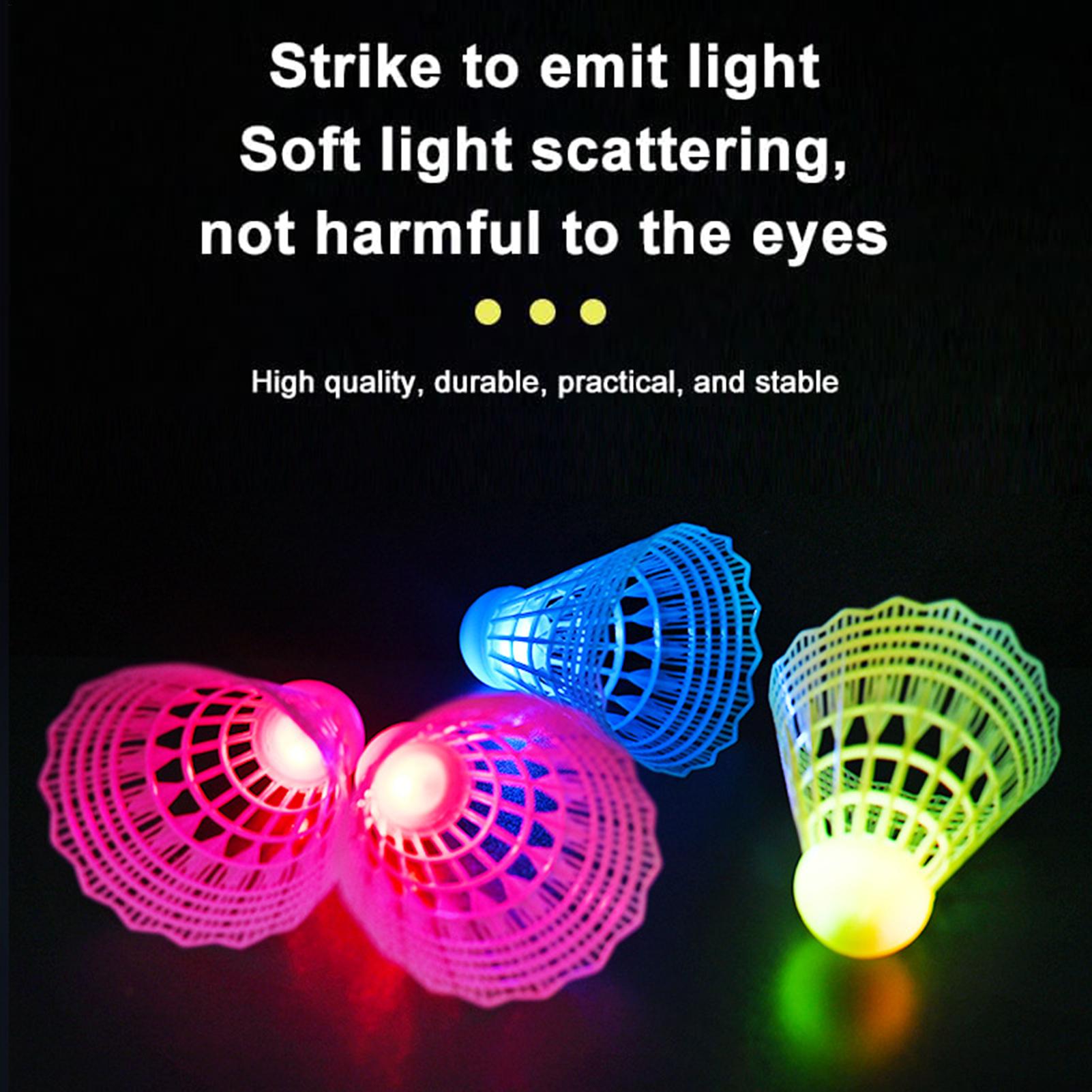 3Pcs LED Badminton Ball Glowin - Badminton Event ulasan dan harga