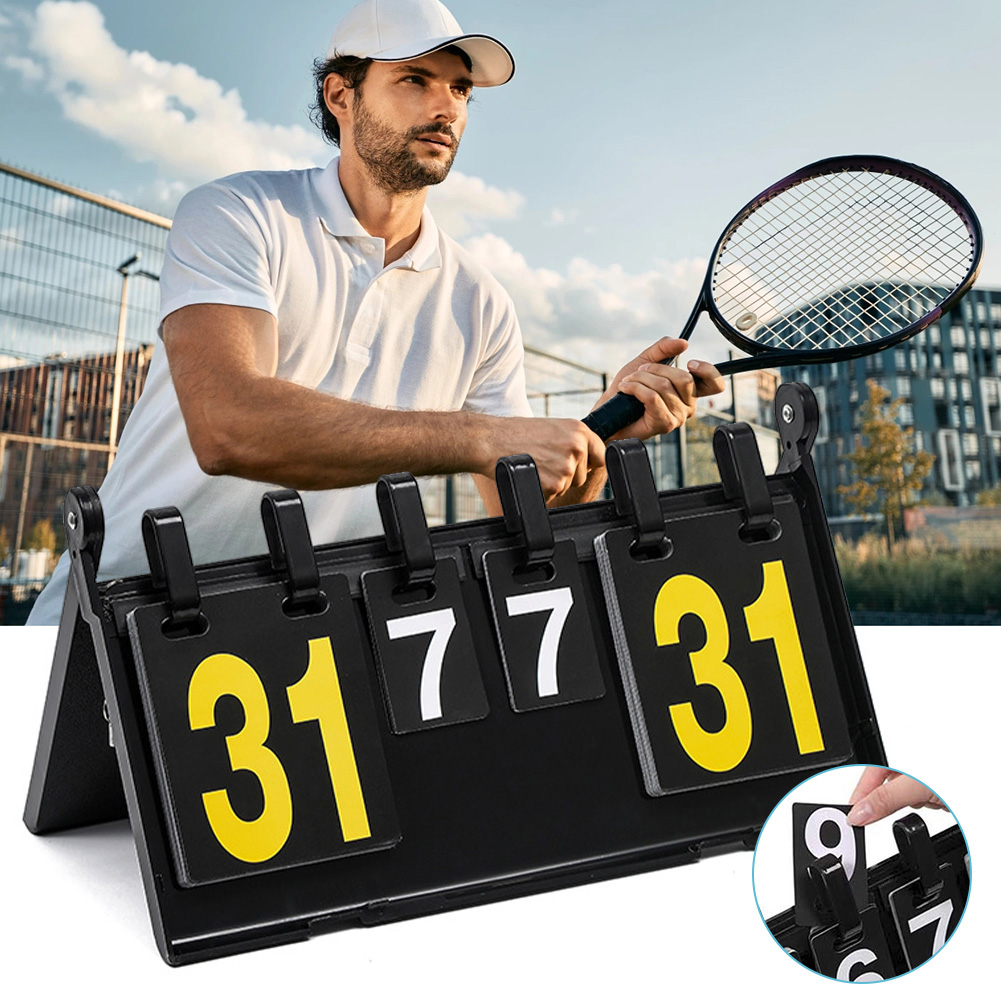 Flip Scorekeeper,Portable Scor - Badminton Score ulasan dan harga