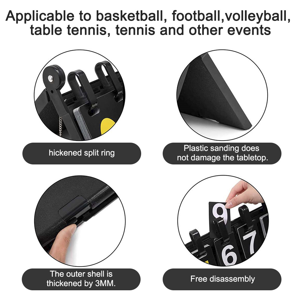 Flip Scorekeeper,Portable Scor - Badminton Score ulasan dan harga