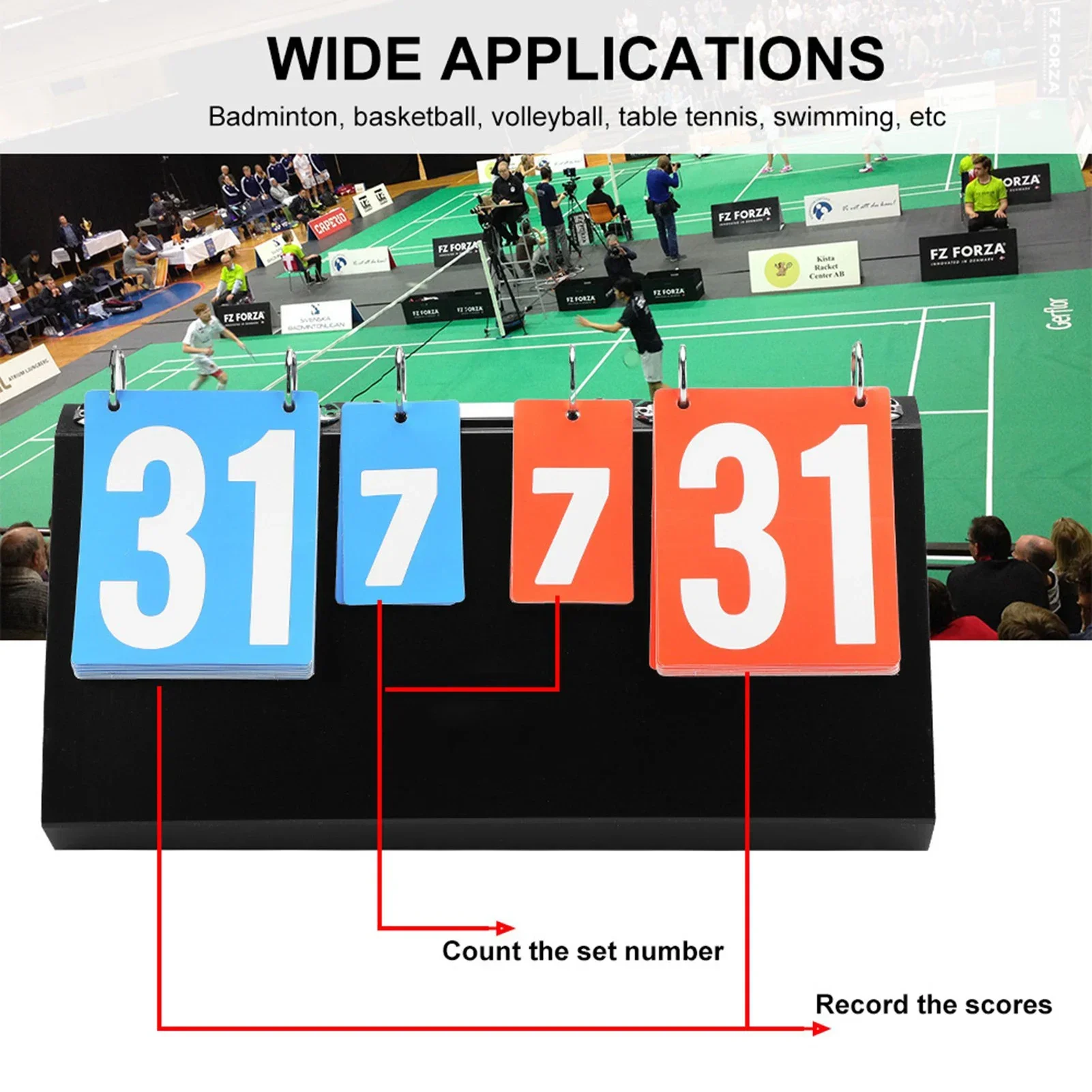 4 Digit Sports Competition Sco - Badminton Score ulasan dan harga