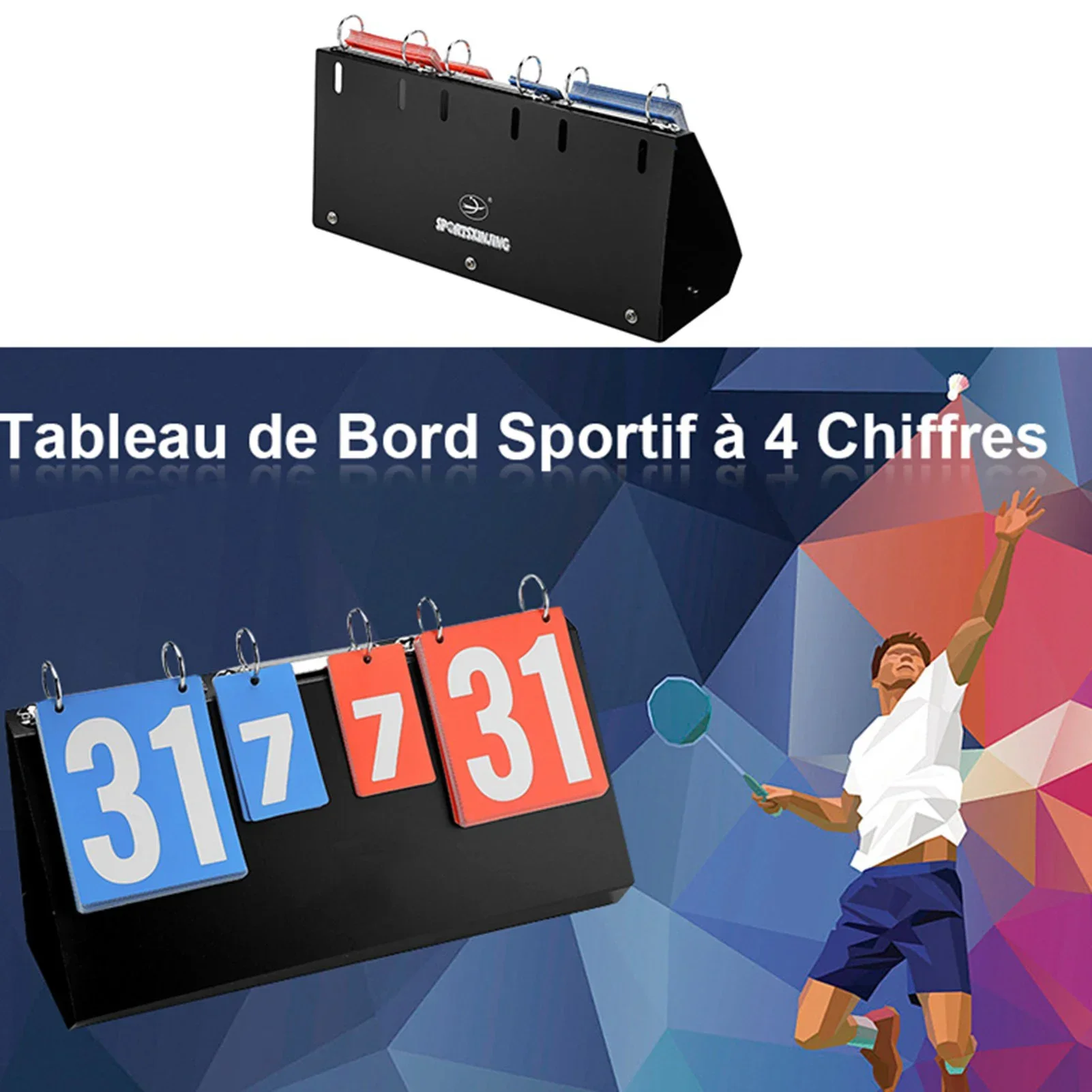 4 Digit Sports Competition Sco - Badminton Score ulasan dan harga