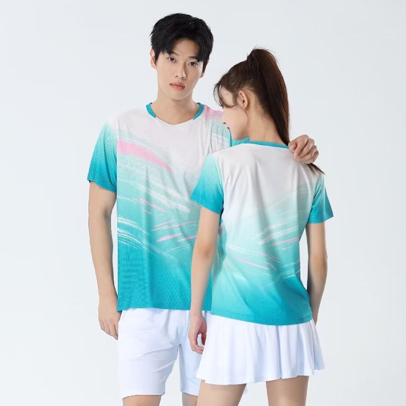 Unisex Table Tennis T-shirt Pr - Badminton Jersey ulasan dan harga