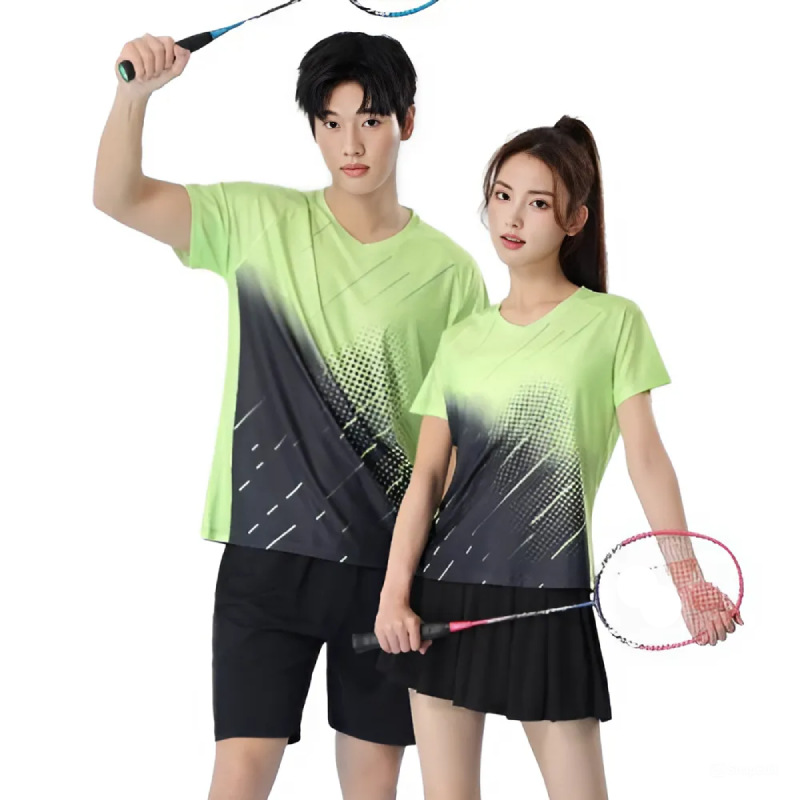 Unisex Table Tennis T-shirt Pr - Badminton Jersey ulasan dan harga