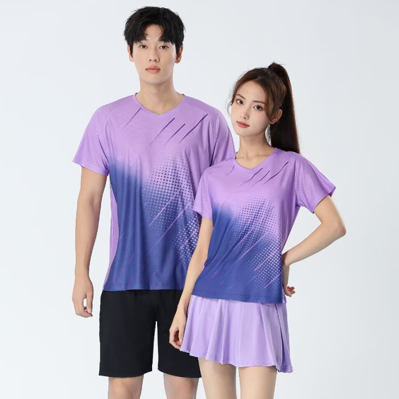 Unisex Table Tennis T-shirt Pr - Badminton Jersey ulasan dan harga