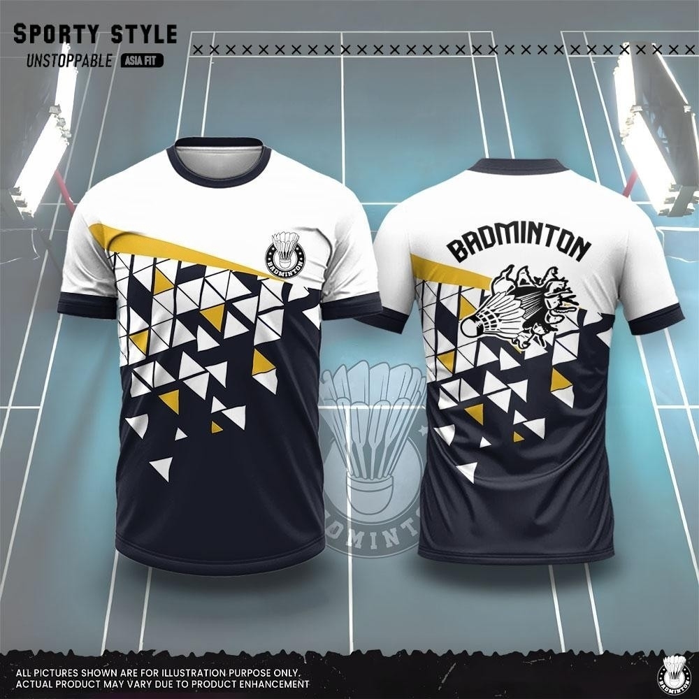 Men's Clothing Fashion 3D Prin - Badminton Jersey ulasan dan harga