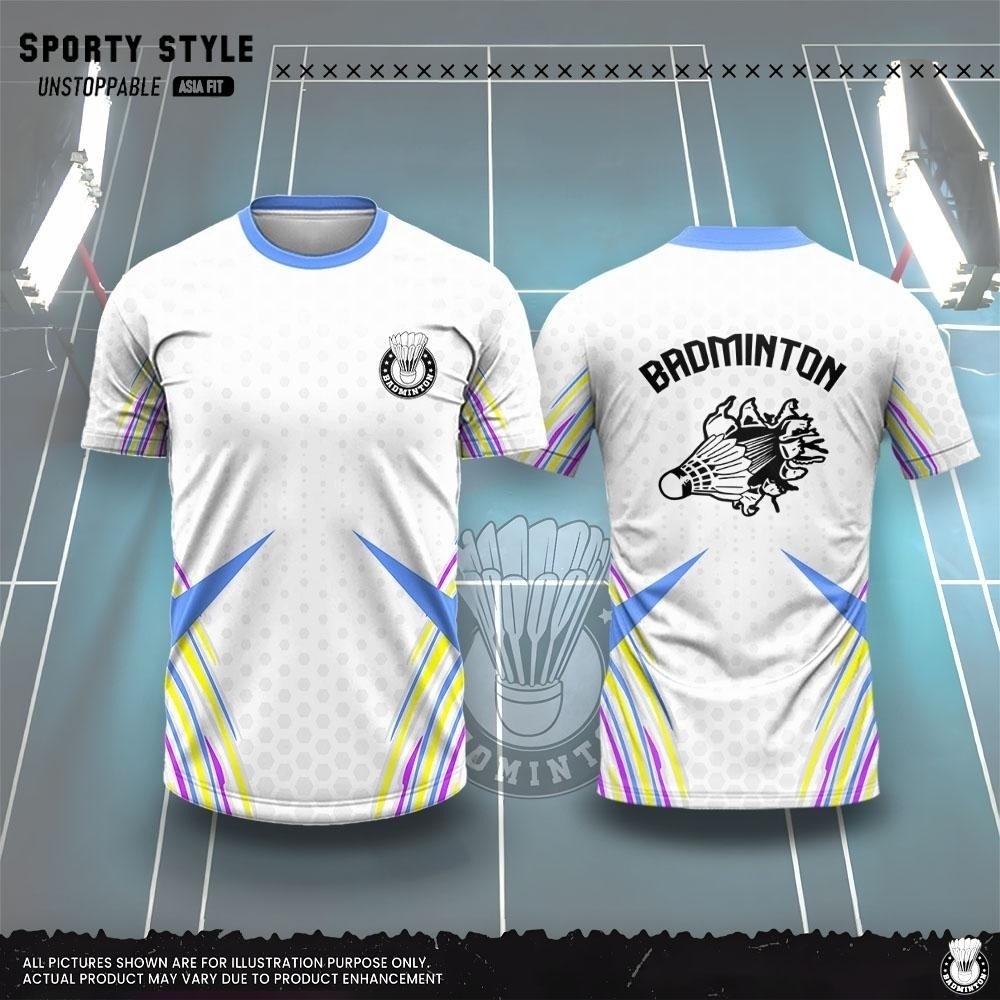Men's Clothing Fashion 3D Prin - Badminton Jersey ulasan dan harga