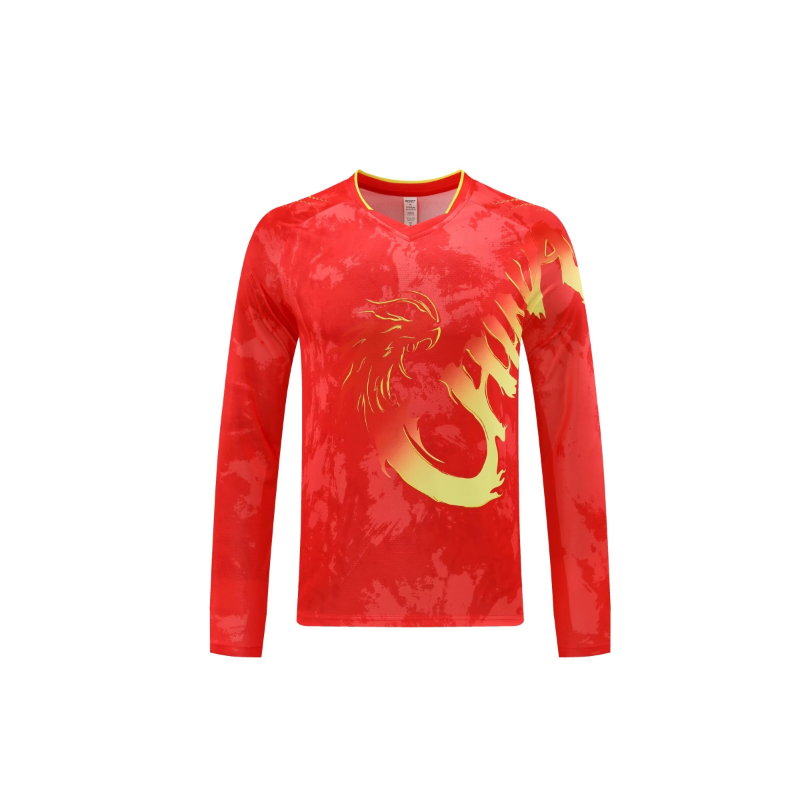 China Dragon Long Sleeve Table - Badminton Jersey ulasan dan harga