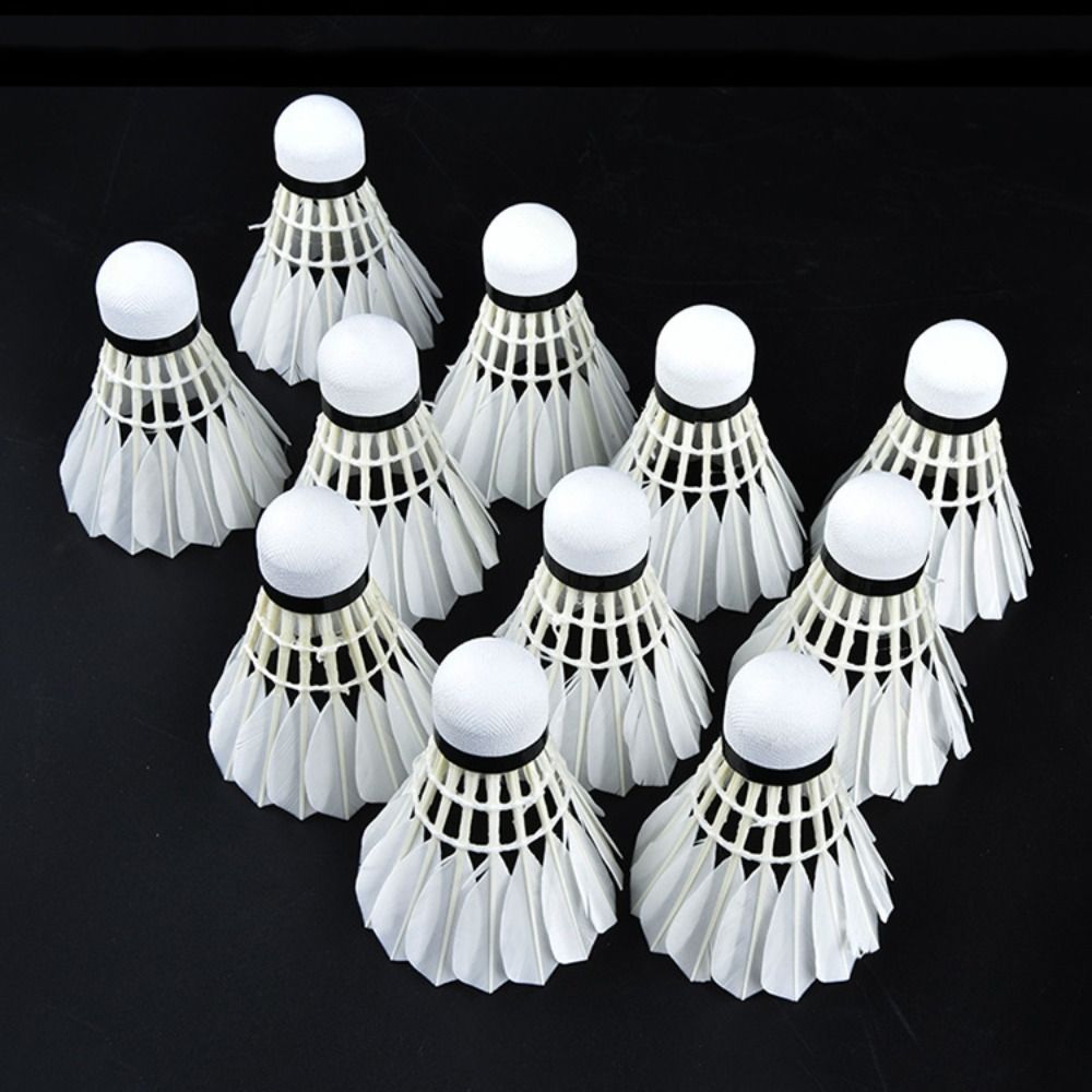 3/6/12Pcs New White Badminton  - Badminton Event ulasan dan harga