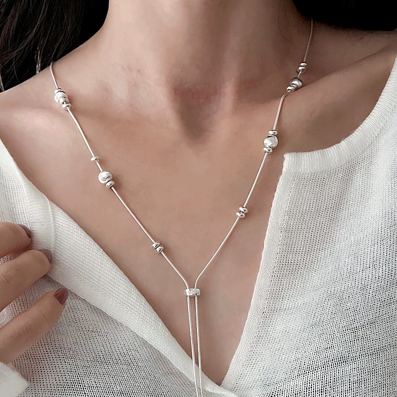 S925 Sterling Silver Necklaces - Badminton Event ulasan dan harga