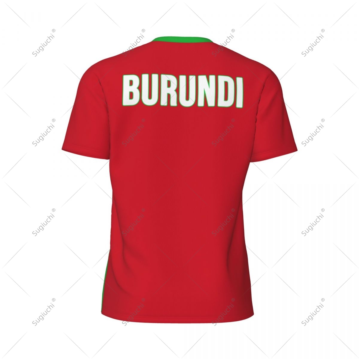 Burundi Flag Men Sports T-shir - Badminton Jersey ulasan dan harga