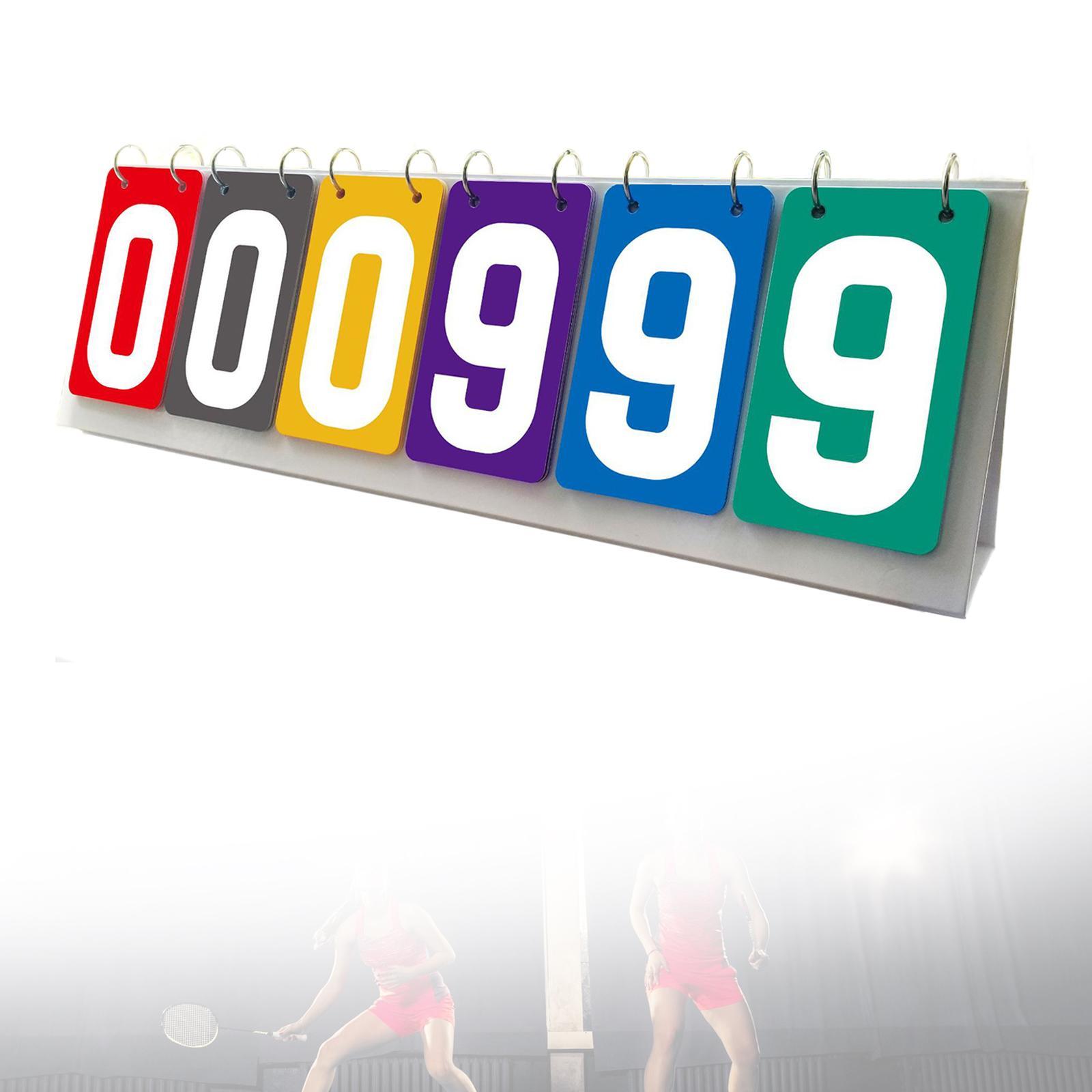 Scoreboard Score Flip Cards Sc - Badminton Score ulasan dan harga