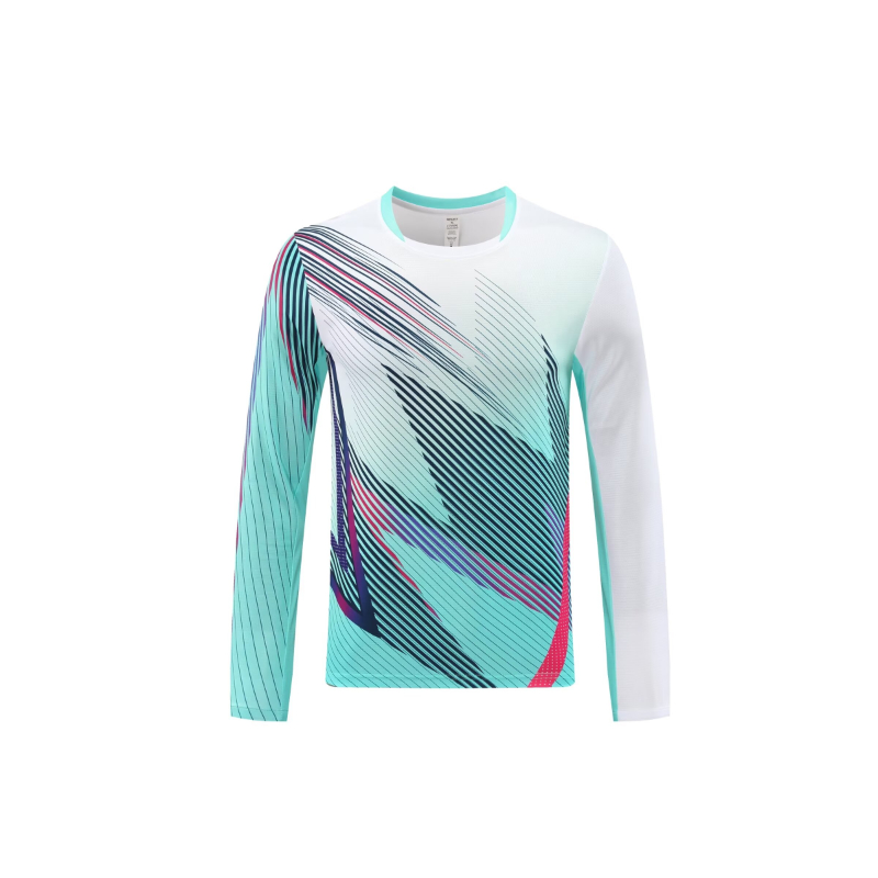 Long Sleeve Badminton Shirt Un - Badminton Jersey ulasan dan harga