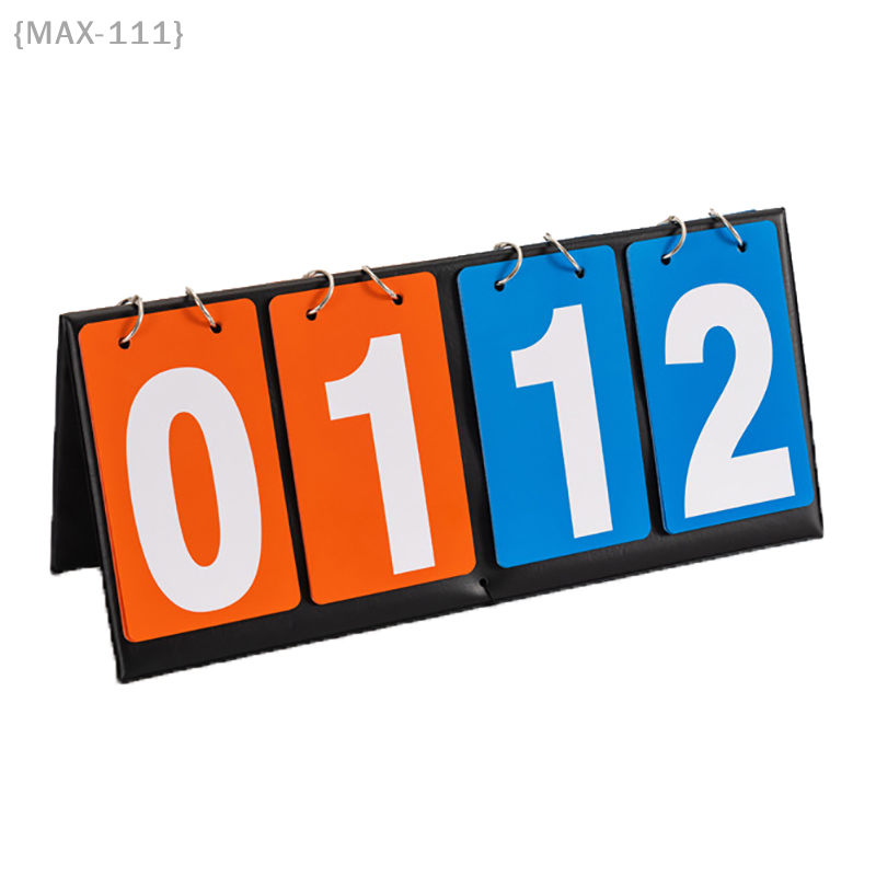 【No】Portable Tabletop Scoreboa - Badminton Score ulasan dan harga